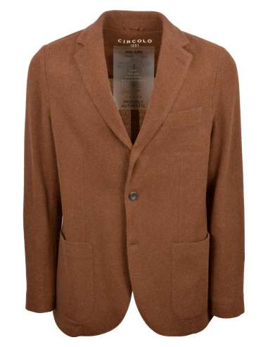 CIRCOLO 1901 uomo giacca blazer marrone cashmere CN3284 012 CANNELLA