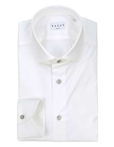 XACUS man white classic dress shirt tailor fit 21741.721 BC558ML