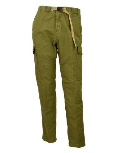 WHITESAND uomo pantalone chino verde con elastico SU55 BRUCE 27