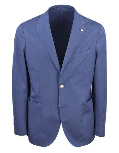 L.B.M. 1911 uomo giacca blazer twill blu 2837/3 25031/9 REGULAR