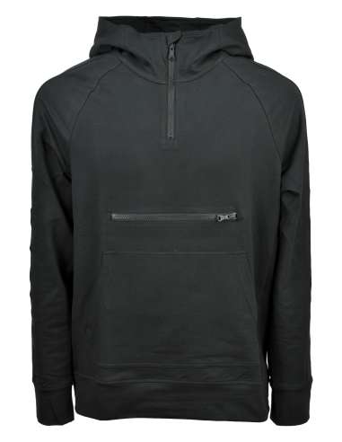 PAUL & SHARK man black stretch cotton fullzip sweatshirt 12311812 011