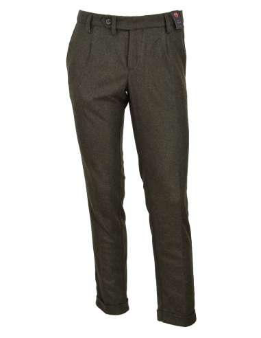 AT.P.CO uomo pantalone chino lana marrone A251SASAP353 TF265 280