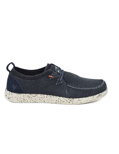 WALK IN PITAS uomo WP150 WALLABI FLY MARINO scarpa mocassino mesh blu