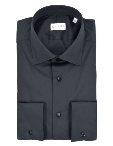 XACUS man black classic shirt tailor fit 11721.771 508ML