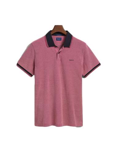 GANT uomo maglia polo oxford rosa REGULAR 2057029 635 MAGENTA PINK