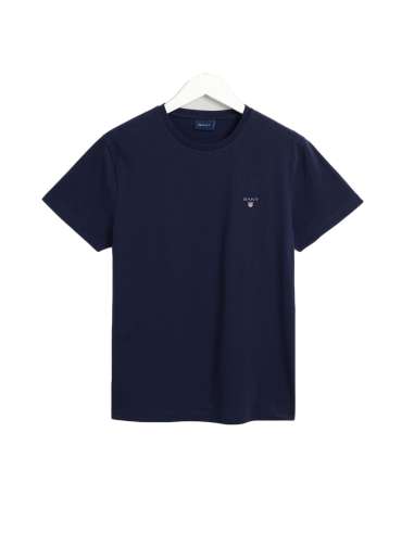 GANT uomo maglia T-shirt blu REGULAR FIT 234100 433 EVENING BLUE