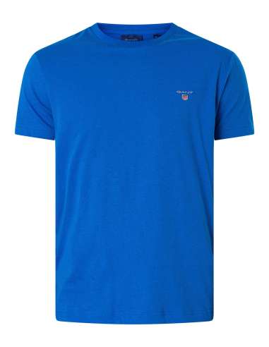 GANT uomo maglia T-shirt blu REGULAR FIT 234100 447 LAPIS BLUE