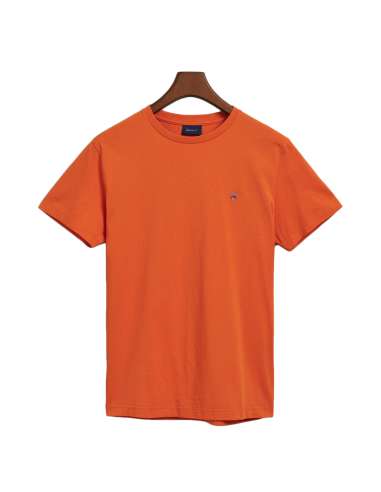 GANT uomo maglia T-shirt arancione REGULAR 234100 860 PUMPKIN ORANGE