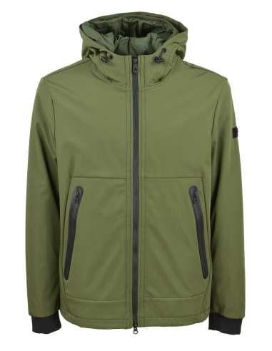 PEUTEREY man BREME TA 690 green 2 in 1 smooth stretch bomber jacket