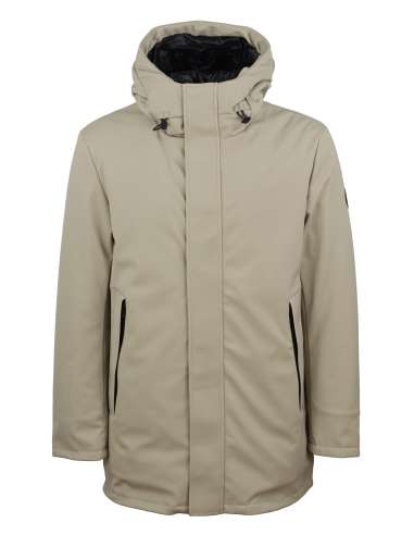 PEOPLE OF SHIBUYA uomo parka trench full zip beige HIROYA PM862 050