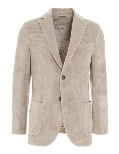 CIRCOLO 1901 uomo giacca blazer velluto a coste grigio CN4040 471