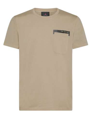 PEUTEREY man MANDERLY G2 859 beige pocket T-shirt