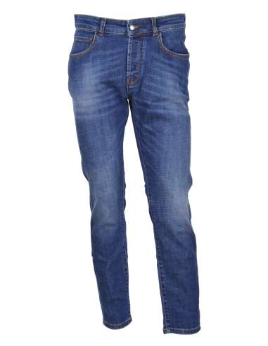 REIGN uomo jeans cinque tasche blu scuro 19013058 9000 DEAN MILWAUKEE