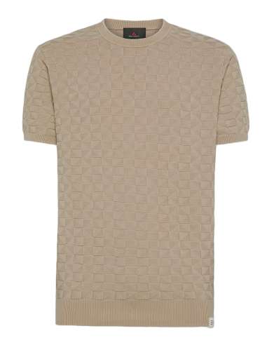 PEUTEREY uomo REPACK 859 maglia T-shirt 3D beige 100% cotone