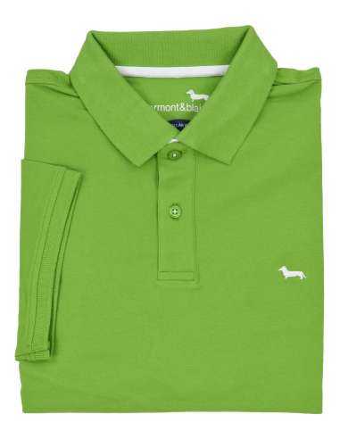 HARMONT & BLAINE uomo maglia polo contrasto verde LRL349 020862 600