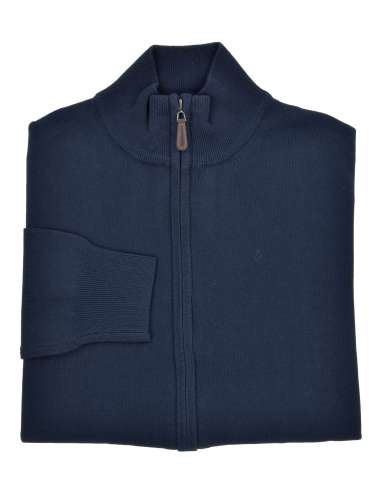 CASHMERE COMPANY uomo giacca leggera giubbino con zip blu EU204224 110