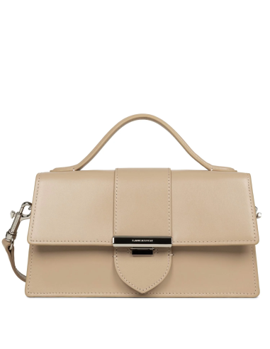 LANCASTER woman beige leather baguette bag PARIS ILY 531-010-BEIGEFONCE