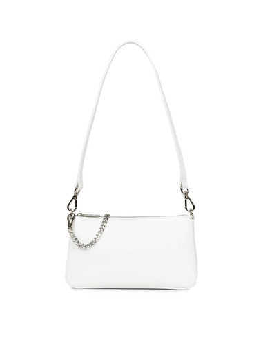 LANCASTER woman white shopping bag SUAVE EVEN 433-14-BLANC