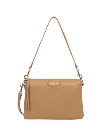 LANCASTER woman big leather brown bag DUNE 529-74-CAMEL