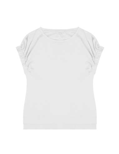 PEOPLE OF SHIBUYA woman white T-shirt OMOI PM444 011