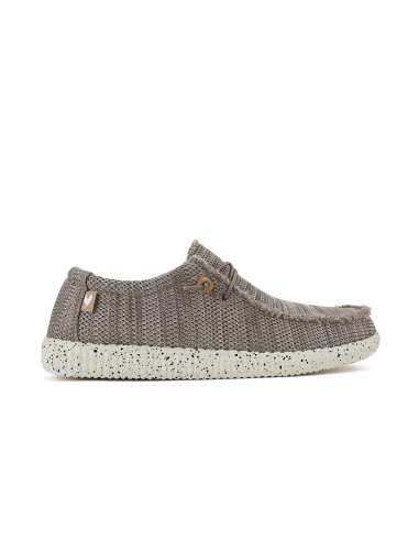 WALK IN PITAS man WP150-W KNITTED BEIGE ultralight knitted loafer