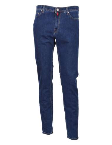 BSETTECENTO man blue denim five pocket jeans L702 5026 102