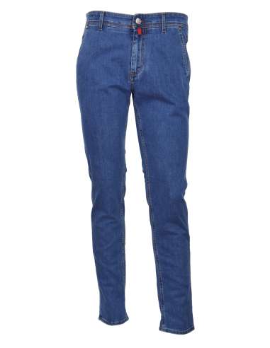 BSETTECENTO uomo jeans chino tasca america blu denim L701 5026 110