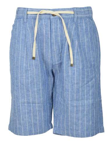 ALLEY DOCKS 963 man striped blue shorts AU24S42BE BLUETTE