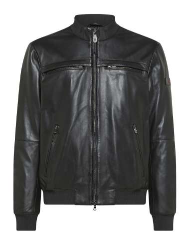 PEUTEREY uomo SANDS LEATHER WS 06 NER giacca bomber in pelle nero