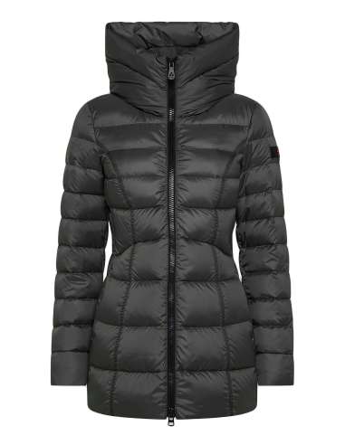 PEUTEREY woman ESDRA MQS 01 NER black quilted parka down jacket