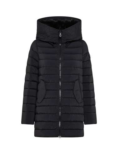 PEUTEREY donna ITOKA ML FUR 808 piumino parka regular nero