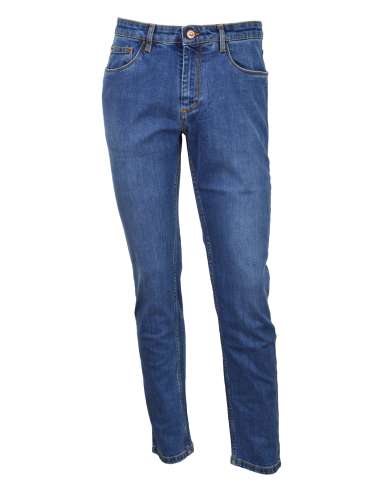 HARMONT & BLAINE man blue five pocket jeans WSM001 B98 059471 804