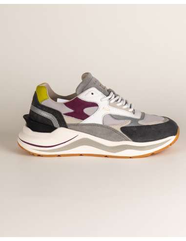 D.A.T.E. Scarpa sneakers donna FUGA COLORED LIGHT GRAY