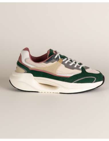 D.A.T.E. Scarpa sneakers donna VELA COLORED GREEN