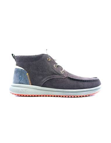 WALK IN PITAS scarpa uomo BALI 17-MARRON stivaletto in camoscio marrone