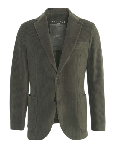 CIRCOLO 1901 giacca uomo CN4482 801 blazer in jersey verde CN4482 801