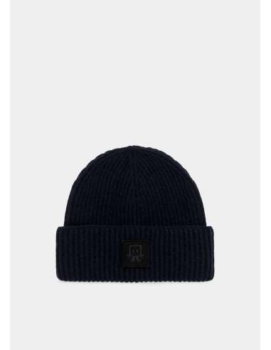 D.A.T.E. Cappellino unisex BETTO WOOL BLUE berretto beanie in lana blu