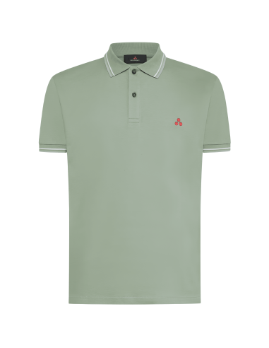 PEUTEREY Maglia uomo PEU5468 99011991 640 polo a manica corta verde salvia