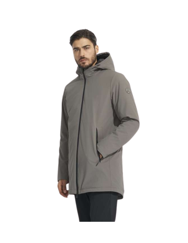 PEOPLE OF SHIBUYA Giacca uomo AUJI SC PM767 950 parka in tessuto tecnico grigio