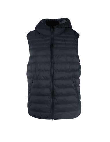 PEOPLE OF SHIBUYA Gilet uomo ATAI PM802 790 smanicato in nylon reversibile blu