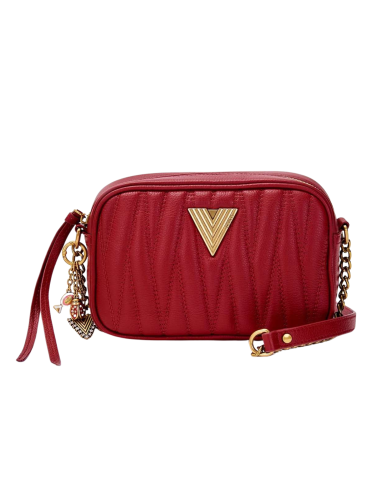 VICOLO borsa donna AS0043 BORDEAUX a tracolla in pelle trapuntata Soho bordeaux
