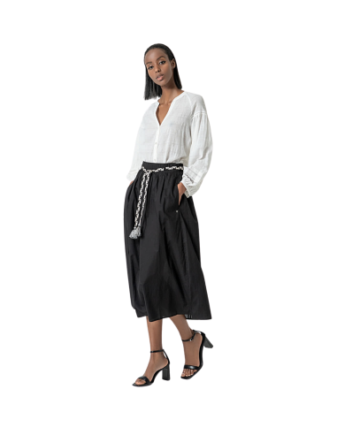 SURKANA Gonna donna 525LION622 00 midi in cotone con cintura