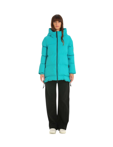 HOMEWARD Giacca donna CARAYA TIFFANY impermeabile imbottito con cappuccio tiffany