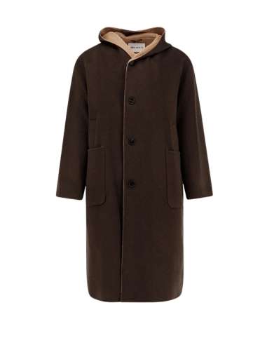AMARANTO Giacca uomo B6F0003 cappotto in lana e cashmire marrone