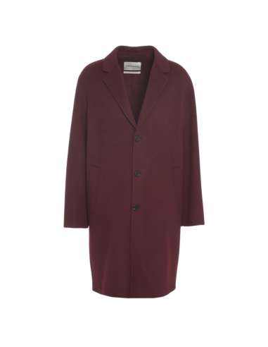 AMARANTO Giacca uomo B6F0022 CILIEGIA cappotto in misto cashmire