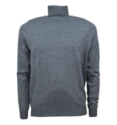 DANIELE ALESSANDRINI GREY uomo maglia dolcevita grigio FM53121A3806 49