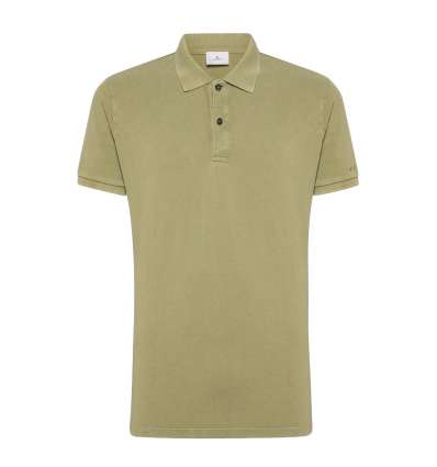 PEUTEREY uomo PILLAR FRS 01 653 maglia polo tintura vintage verde