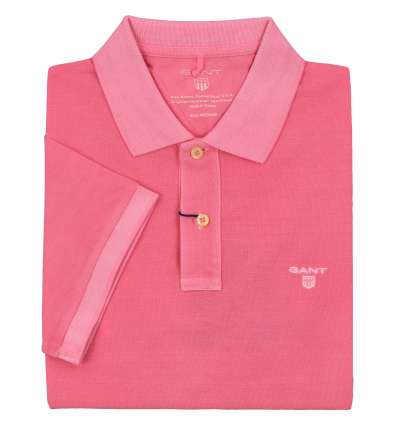 GANT man bleached pink polo shirt 2052028 613 PINK ROSE